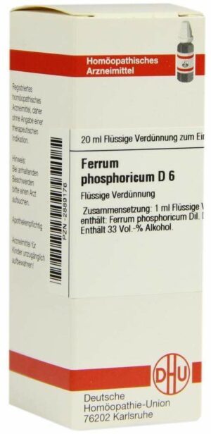 Ferrum Phosphoricum D 6 20 ml Dilution