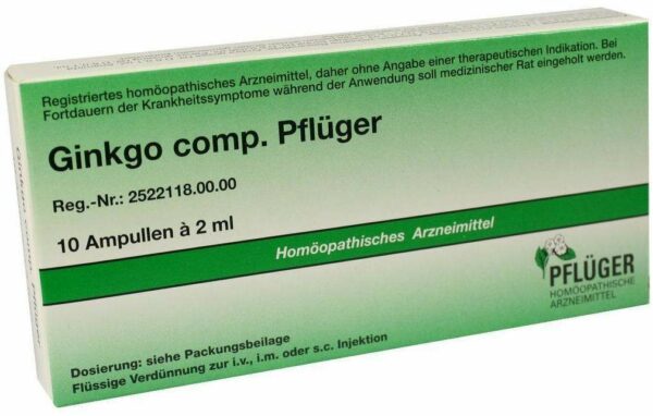 Biochemie Pflüger Ginkgo Comp. Pflüger 10 Ampullen