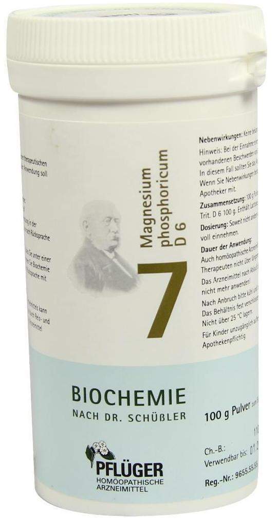 Biochemie Pflüger 7 Magnesium Phosphoricum D 6 100 G Pulver