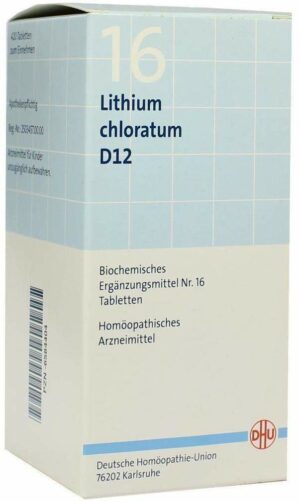 Biochemie Dhu 16 Lithium Chloratum D12 420 Tabletten