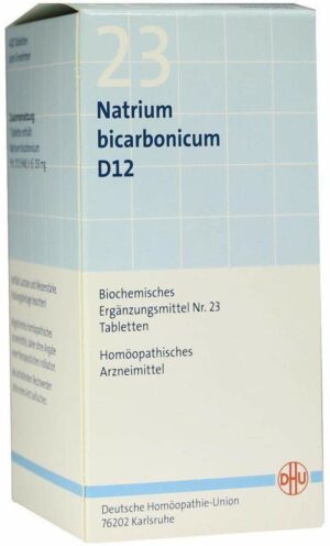 Biochemie Dhu 23 Natrium Bicarbonicum D12 Tabletten  420 Tabletten