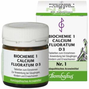 Biochemie Bombastus 1 Calcium fluoratum D 3 80 Tabletten