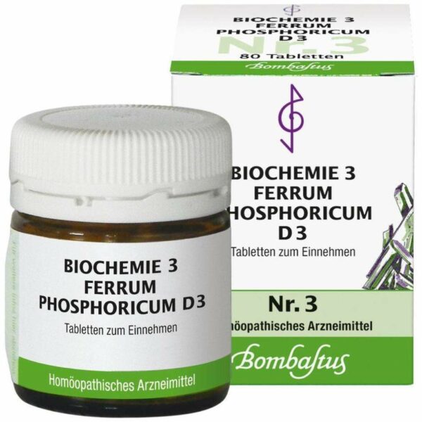 Biochemie Bombastus 3 Ferrum phosphoricum D 3 80 Tabletten