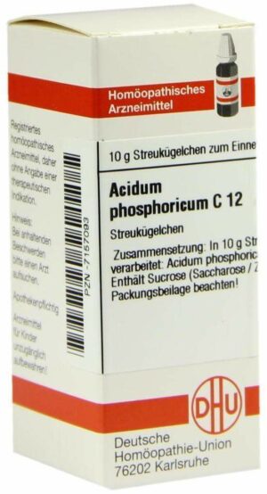 Acidum Phosphoricum C 12 Globuli