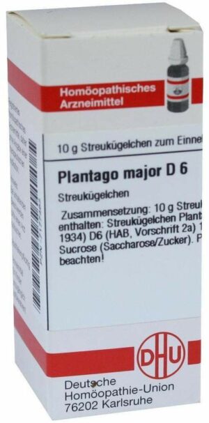 Plantago Major D 6 Globuli