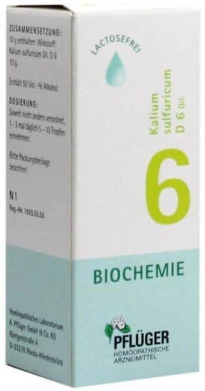 Biochemie Pflüger 6 Kalium Sulfuricum D6 30 ml Tropfen