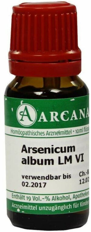 Arsenicum Album Lm 6 Dilution 10 ml