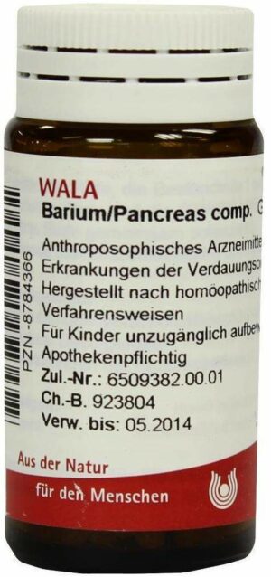 Wala Barium Pancreas Comp. Globuli
