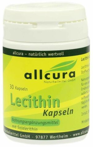 Lecithin 500 mg Kapseln