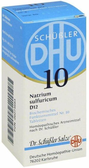 Biochemie Dhu 10 Natrium Sulfuricum D12 80 Tabletten