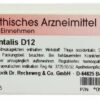 Thuja D 12 Globuli