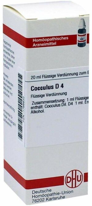 Cocculus D4 20 ml Dilution