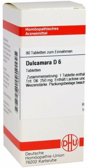 Dulcamara D 6 80 Tabletten