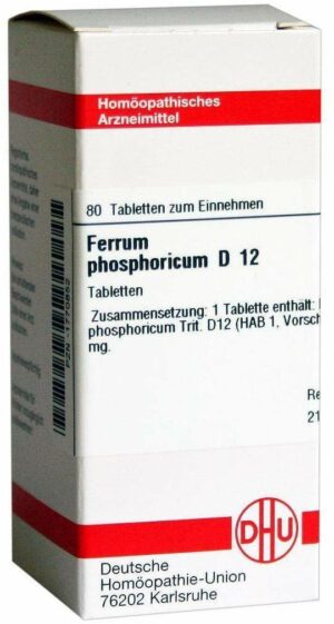 Ferrum Phosphoricum D 12 80 Tabletten