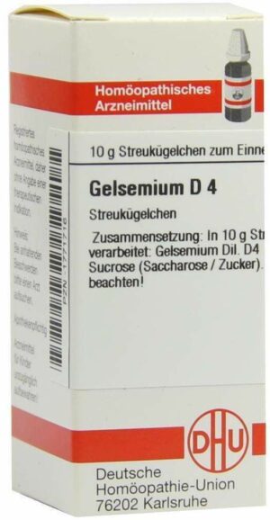Gelsemium D4 10 G Globuli