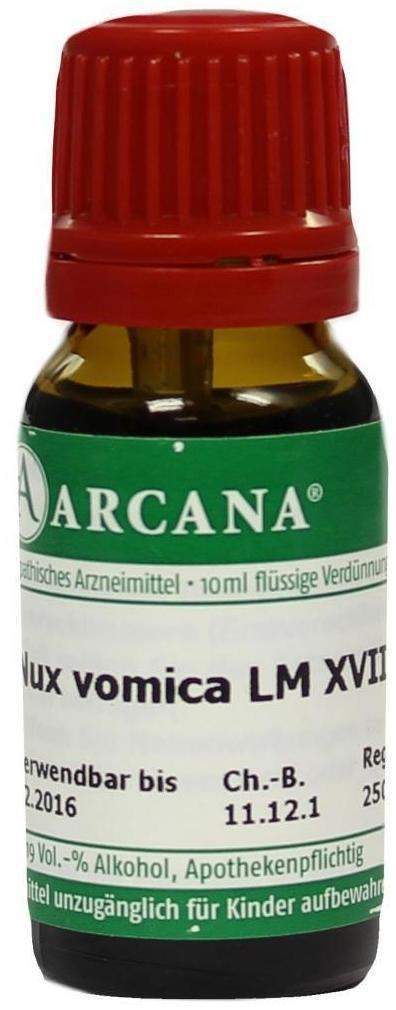 Nux Vomica Lm 18 Dilution 10 ml