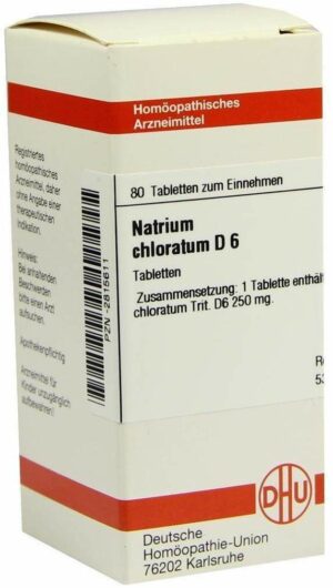 Natrium Chloratum D6 80 Tabletten
