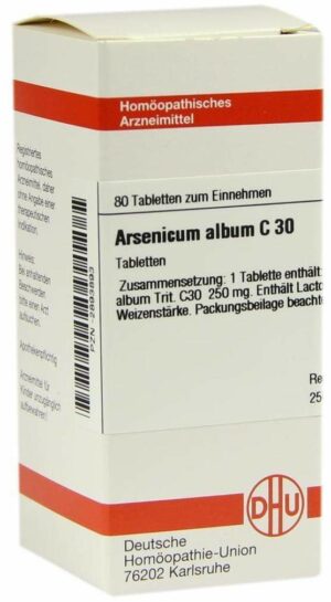 Arsenicum Album C 30 80 Tabletten