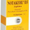 Notakehl D 3 Suppositorien 10 Zäpchen