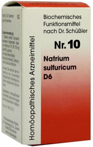 Biochemie 10 Natrium Sulfuricum D 6 Tabletten