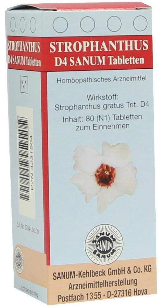 Strophanthus D4 Sanum 80 Tabletten