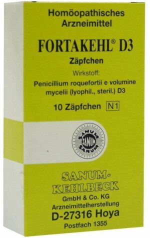 Fortakehl D 3 Suppositorien