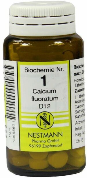 Biochemie 1 Calcium Fluoratum D 12 100 Tabletten
