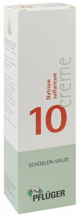 Biochemie Pflüger 10 Natrium Sulfuricum 75 G Creme