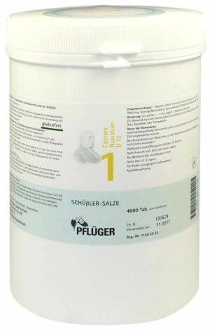 Biochemie Pflüger 1 Calcium Fluoratum D12 4000 Tabletten