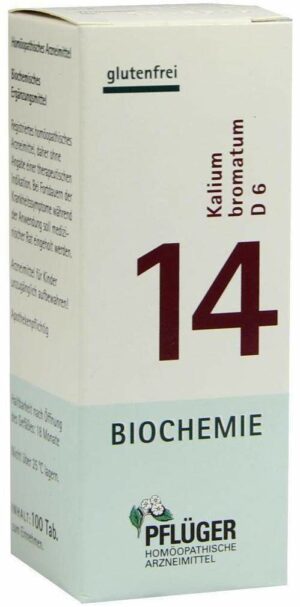 Biochemie Pflüger 14 Kalium Bromatum D6 100 Tabletten