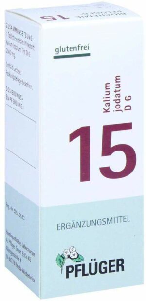 Biochemie Pflüger 15 Kalium Jodatum D6 100 Tabletten