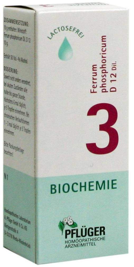 Biochemie Pflüger 3 Ferrum Phosphoricum D12 30 ml Tropfen