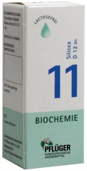 Biochemie Pflüger 11 Silicea D12 30 ml Tropfen