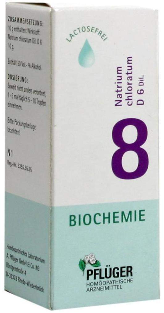 Biochemie Pflüger 8 Natrium Chloratum D6 30 ml Tropfen