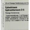 Ephedrinum Hydrochl. D 6 Dilution
