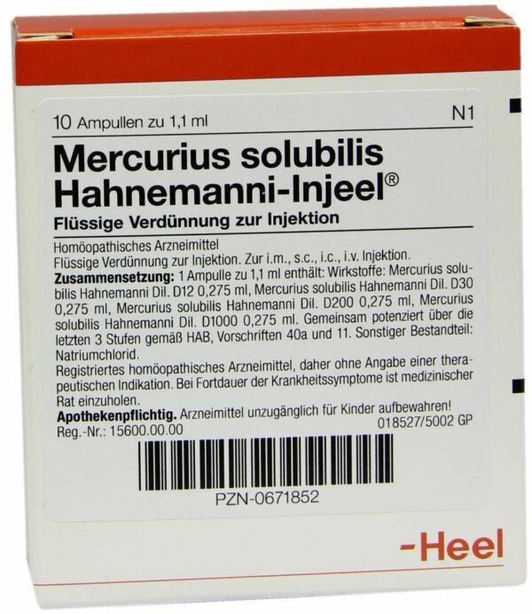 Mercurius Solubilis Hahnemanni-Injeel