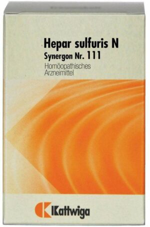 Hepar Sulfuris N Synergon 111 Kattwiga 200 Tabletten