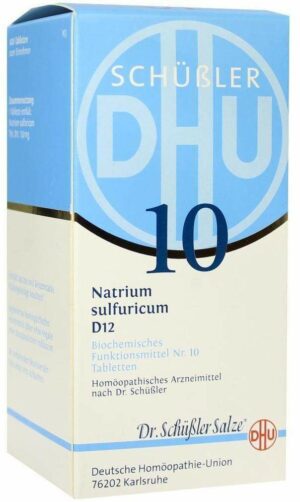 Biochemie Dhu 10 Natrium Sulfuricum D12 420 Tabletten