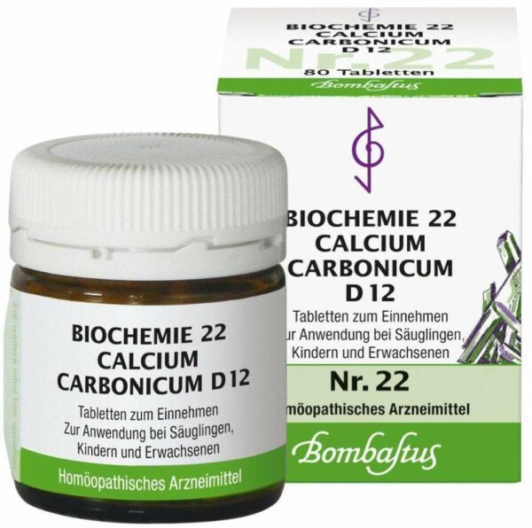 Biochemie Bombastus 22 Calcium carbonicum D 12 80 Tabletten