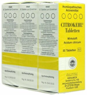 Citrokehl 3 X 80 Tabletten