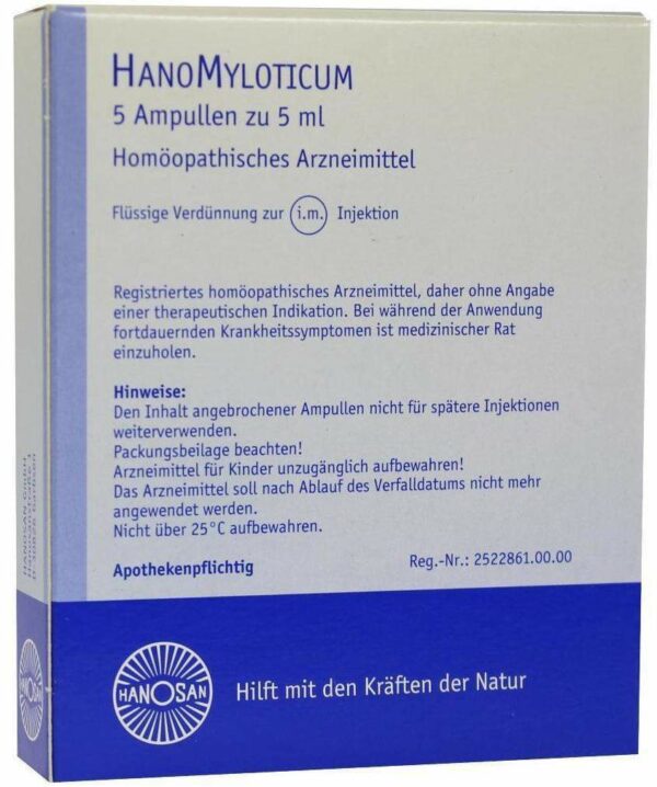 Hanomyloticum Injektionslösung 5 X 5 ml Injektionslösung
