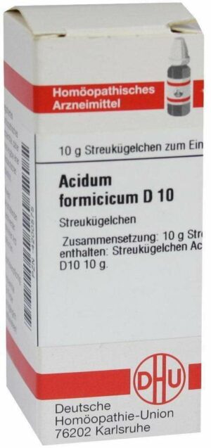 Acidum Formicicum D 10 Globuli