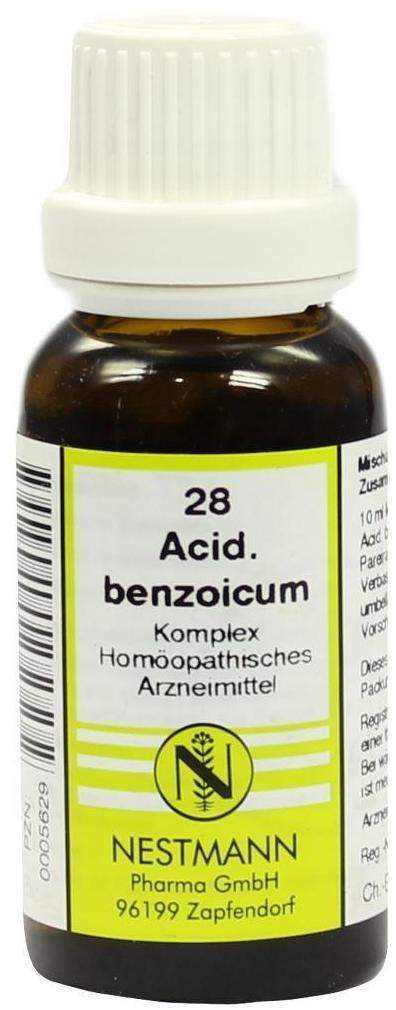 Acidum Benzoicum Komplex Nr. 28 20 ml Dilution