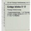 Ginkgo Biloba D12 20 ml  Dilution