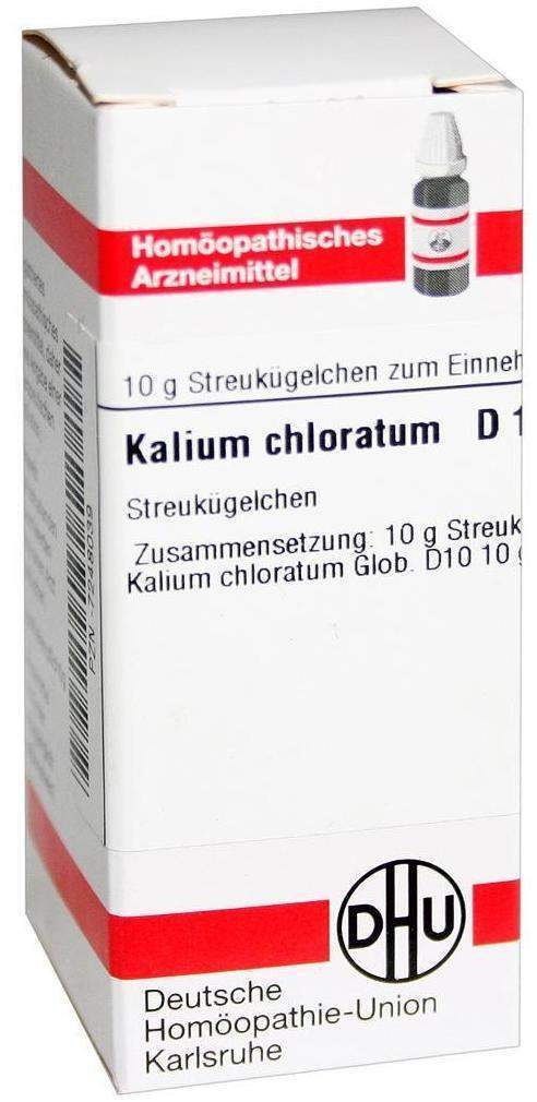 Kalium Chloratum D 10 Globuli