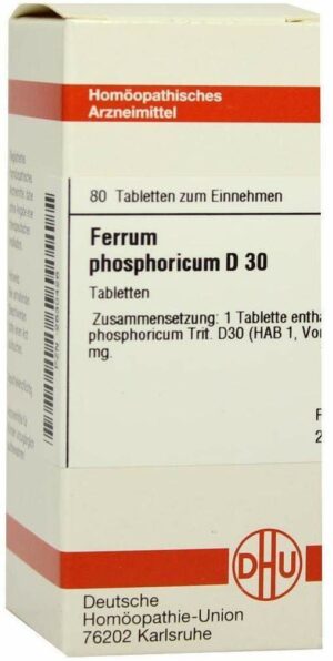 Ddu Ferrum Phosphoricum D30 80 Tabletten