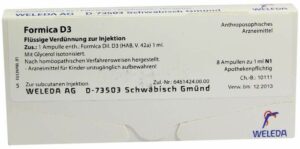 Formica D 3 Weleda 8 X 1 ml Ampullen
