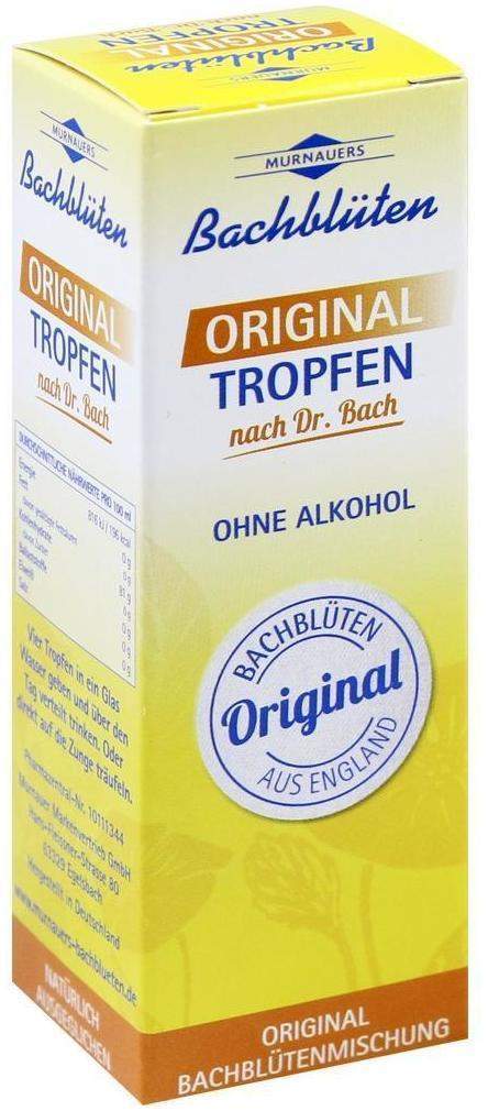 Bachblüten Original 20 ml Tropfen Ohne Alkohol Nach Dr. Bach