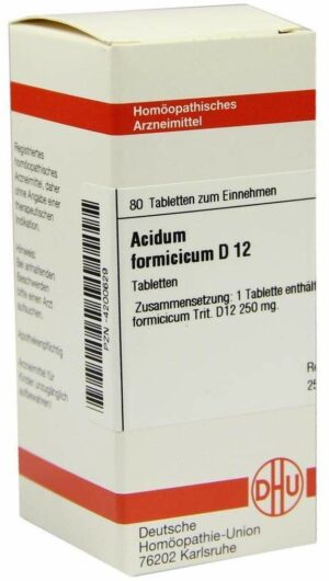 Acidum Formicicum D 12 80 Tabletten