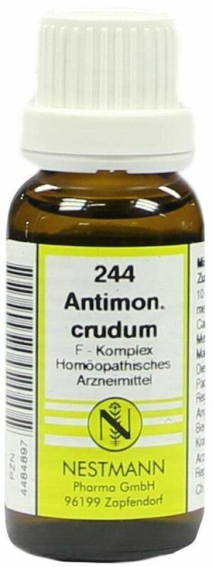 Antimonium Crudum F Komplex Nr. 244 20 ml Dilution